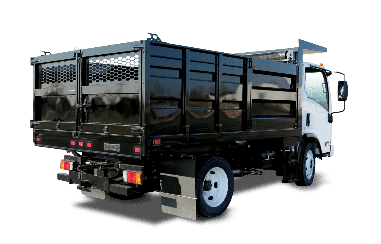 Chevy LCF PLB 11C B Rear Right Landscaper Knapheide Landscaper Body