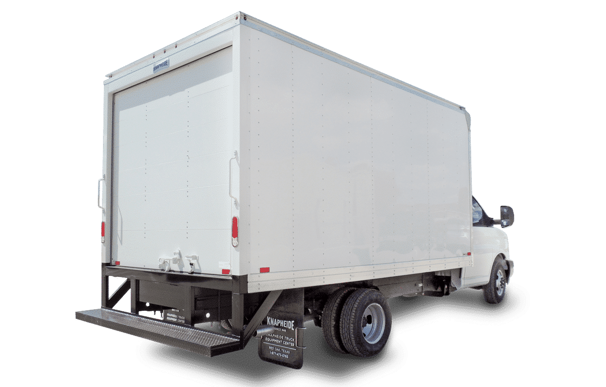 GM KBV Box Body, Rear Right Wide Knapheide Box Van