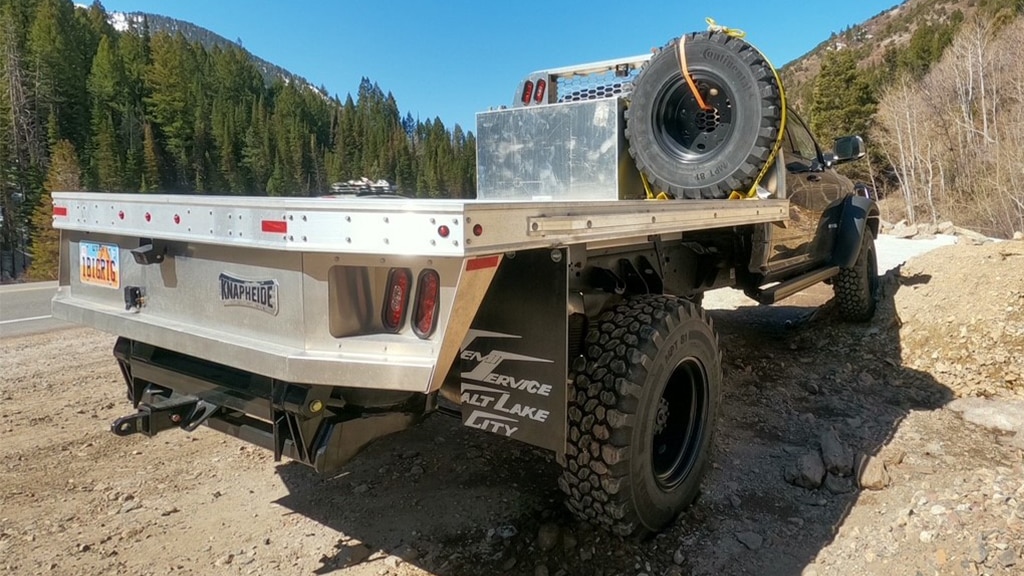 Aluminum Flatbed Truck Becomes Ultimate Recreational Rig