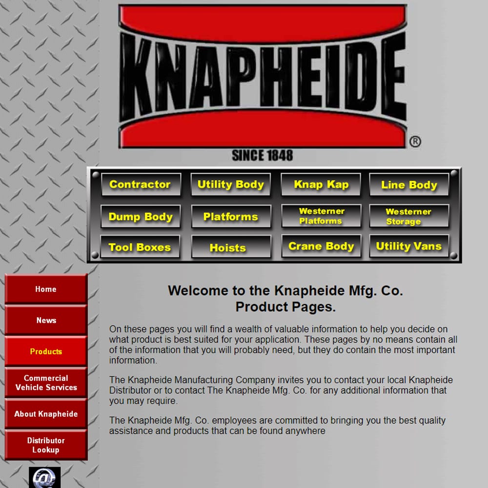Knapheide 2001 Products Page