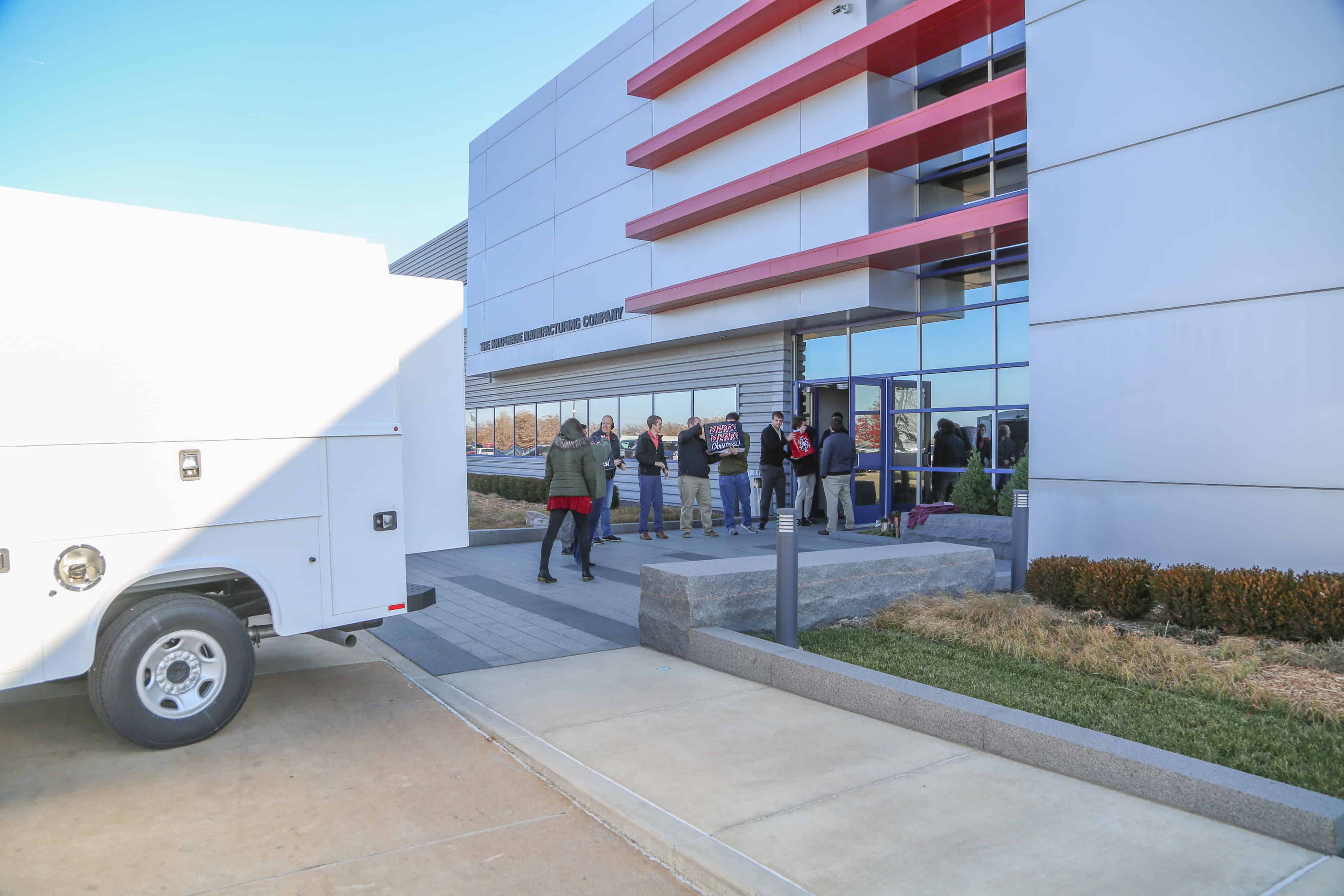 holiday gifts from knapheide employees for local veterans