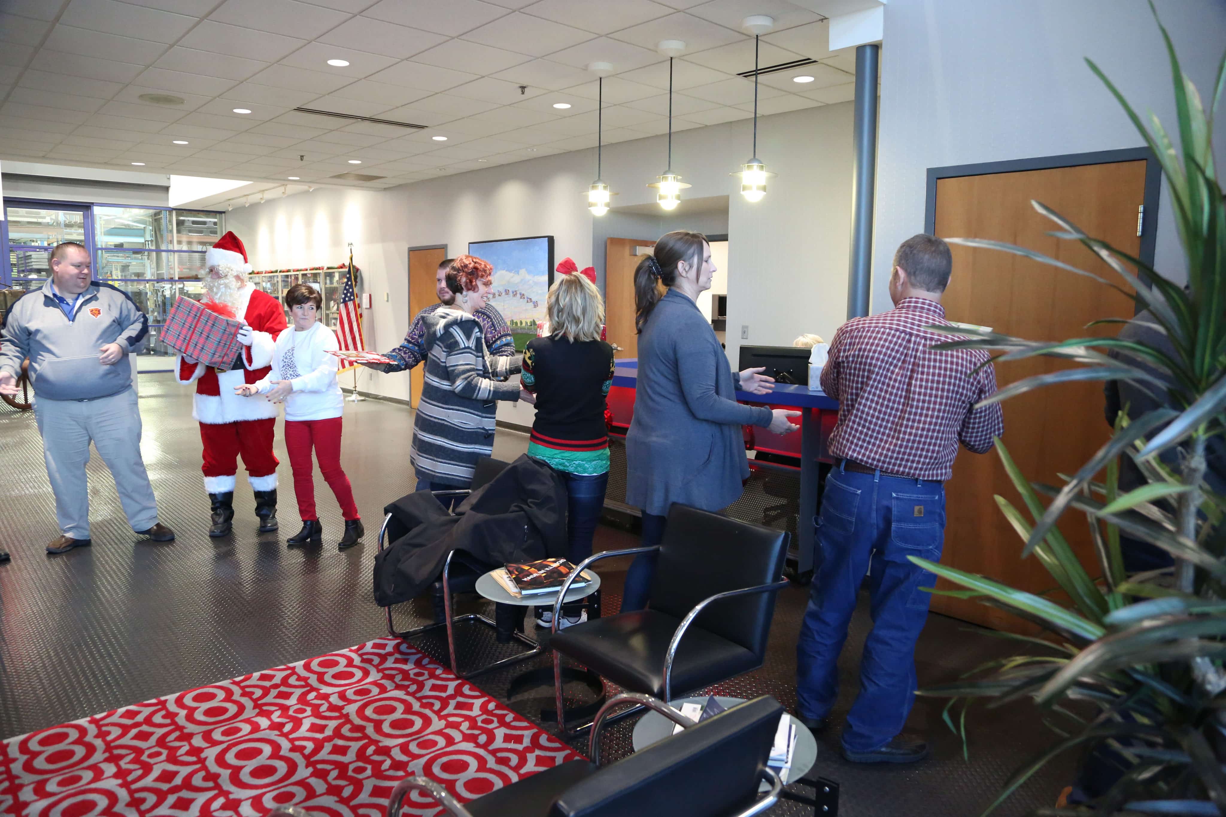holiday gifts from knapheide employees for local veterans