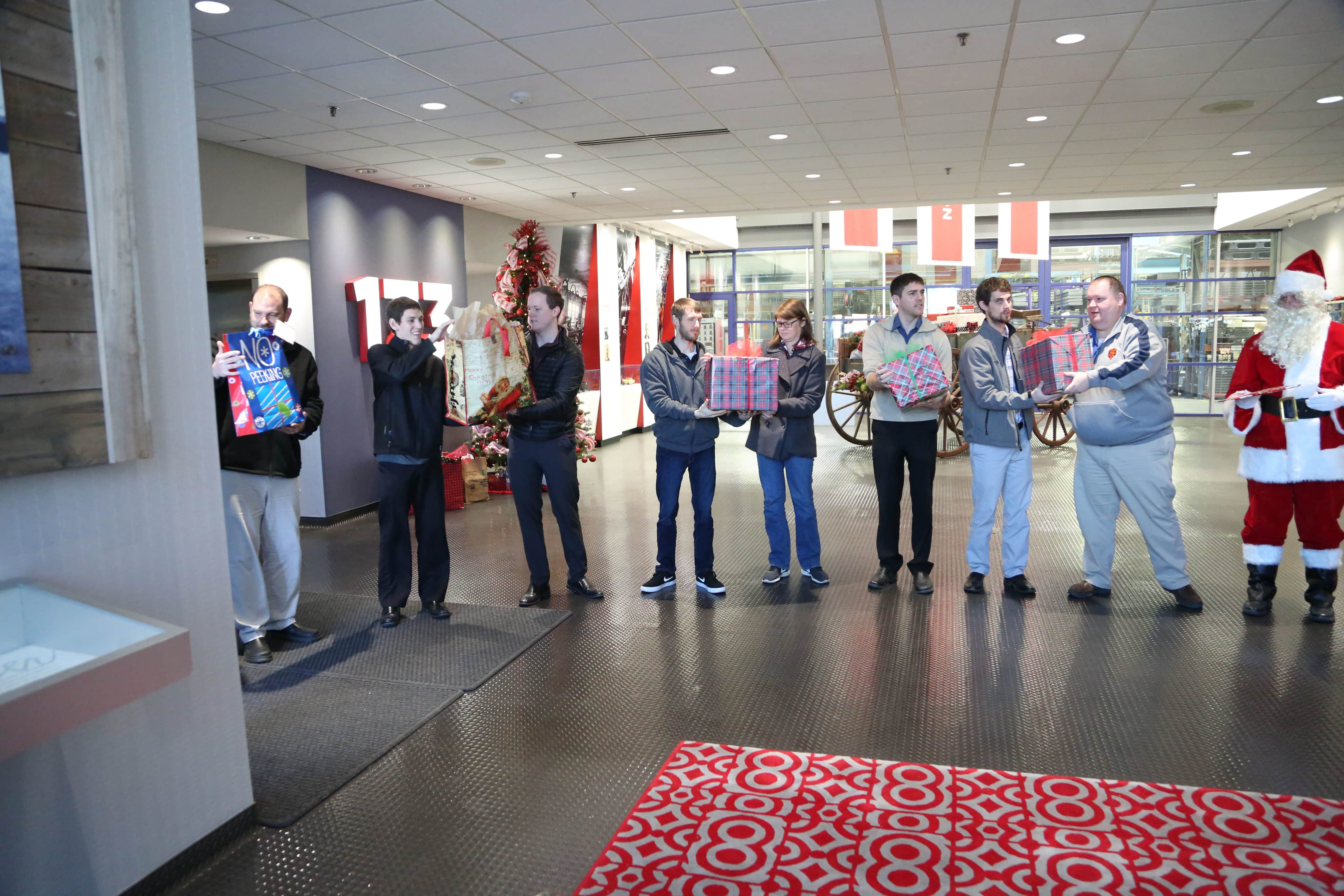 holiday gifts from knapheide employees for local veterans