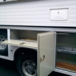 service body camping conversion compartments