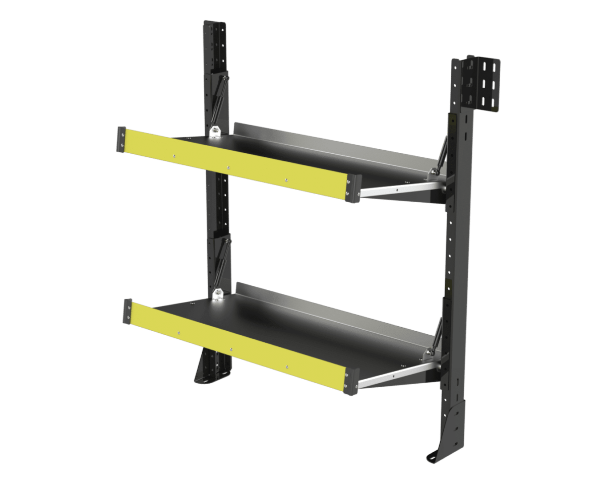 Folding Van Shelving 36" W x 48" H