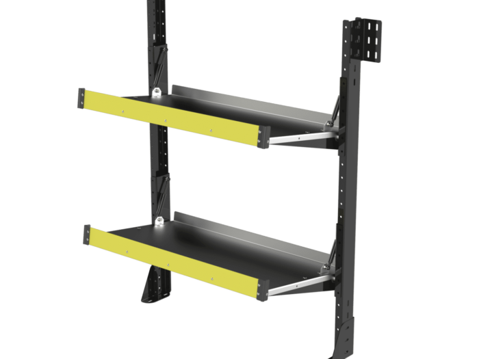 Folding Van Shelving 36" W x 52" H