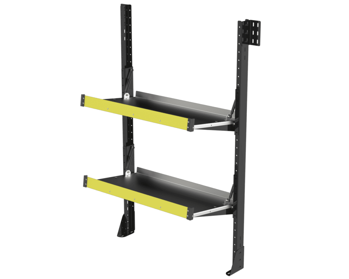 Folding Van Shelving 36" W x 65" H