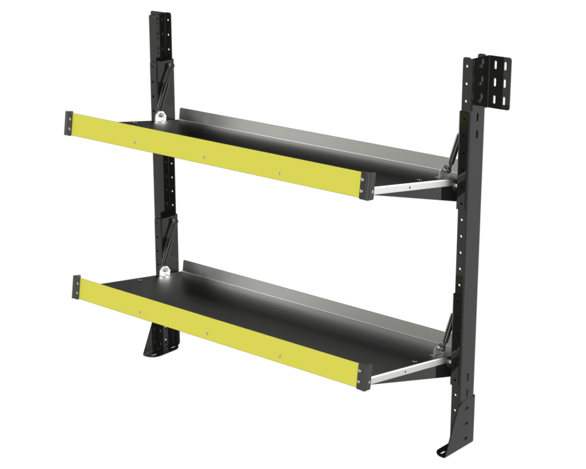 Folding Van Shelving 48" W x 48" H