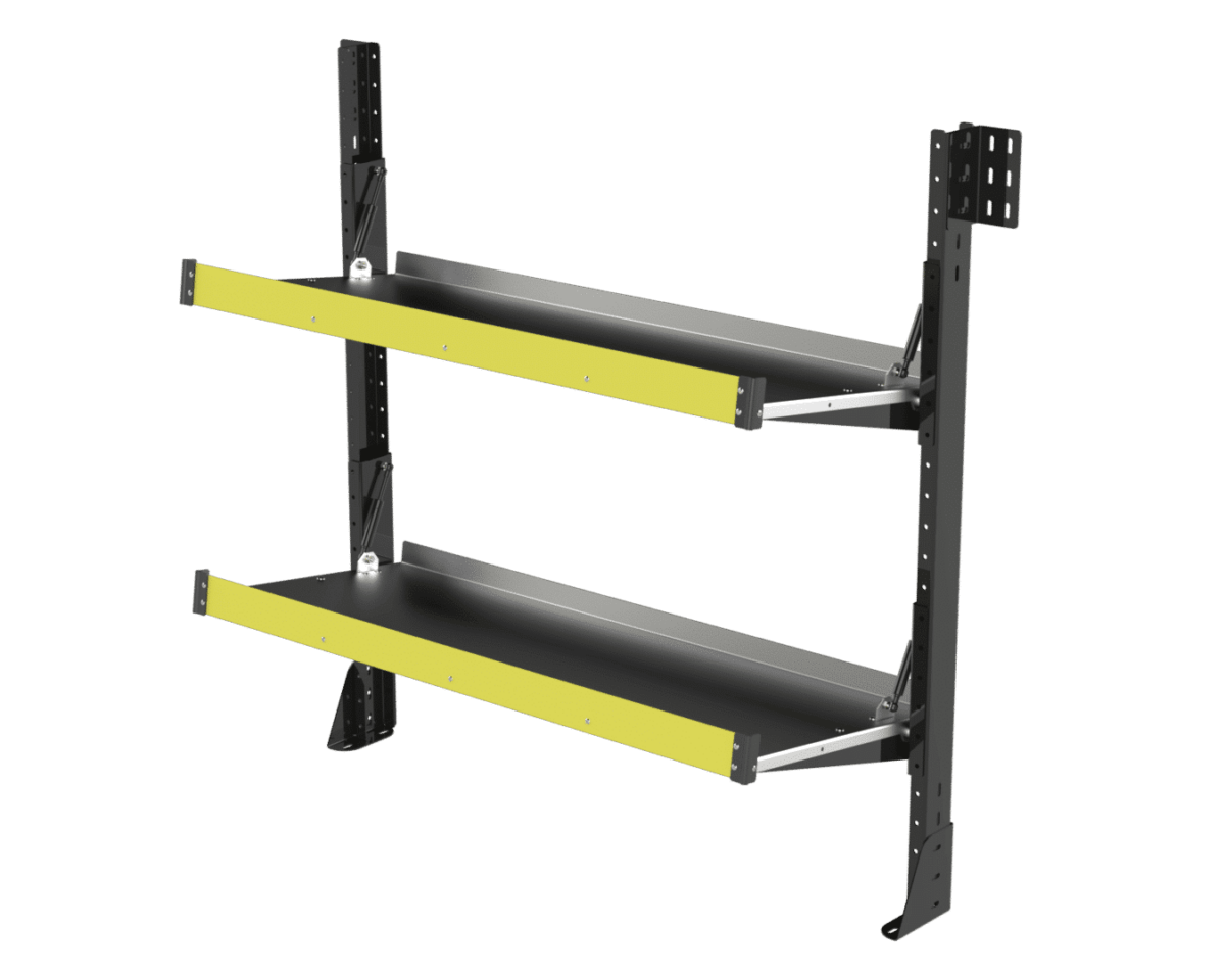 Folding Van Shelving 48" W x 52" H
