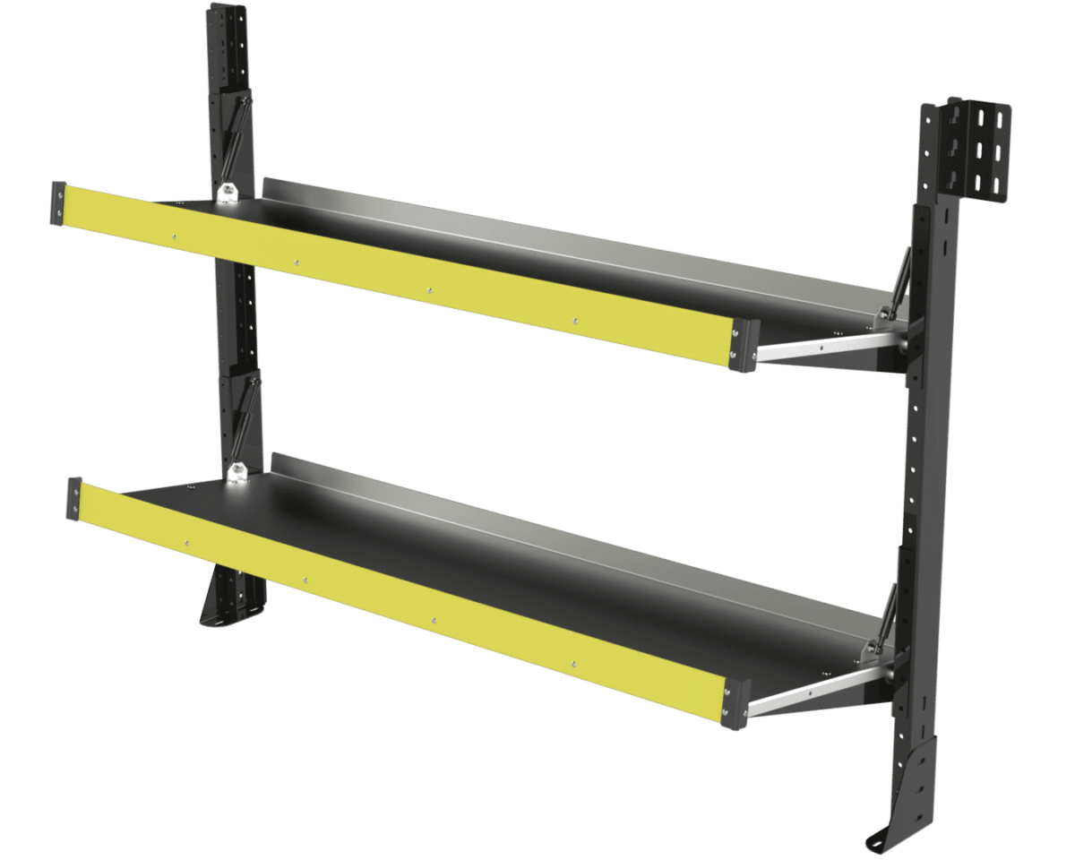 Folding Van Shelving 60" W x 48" H