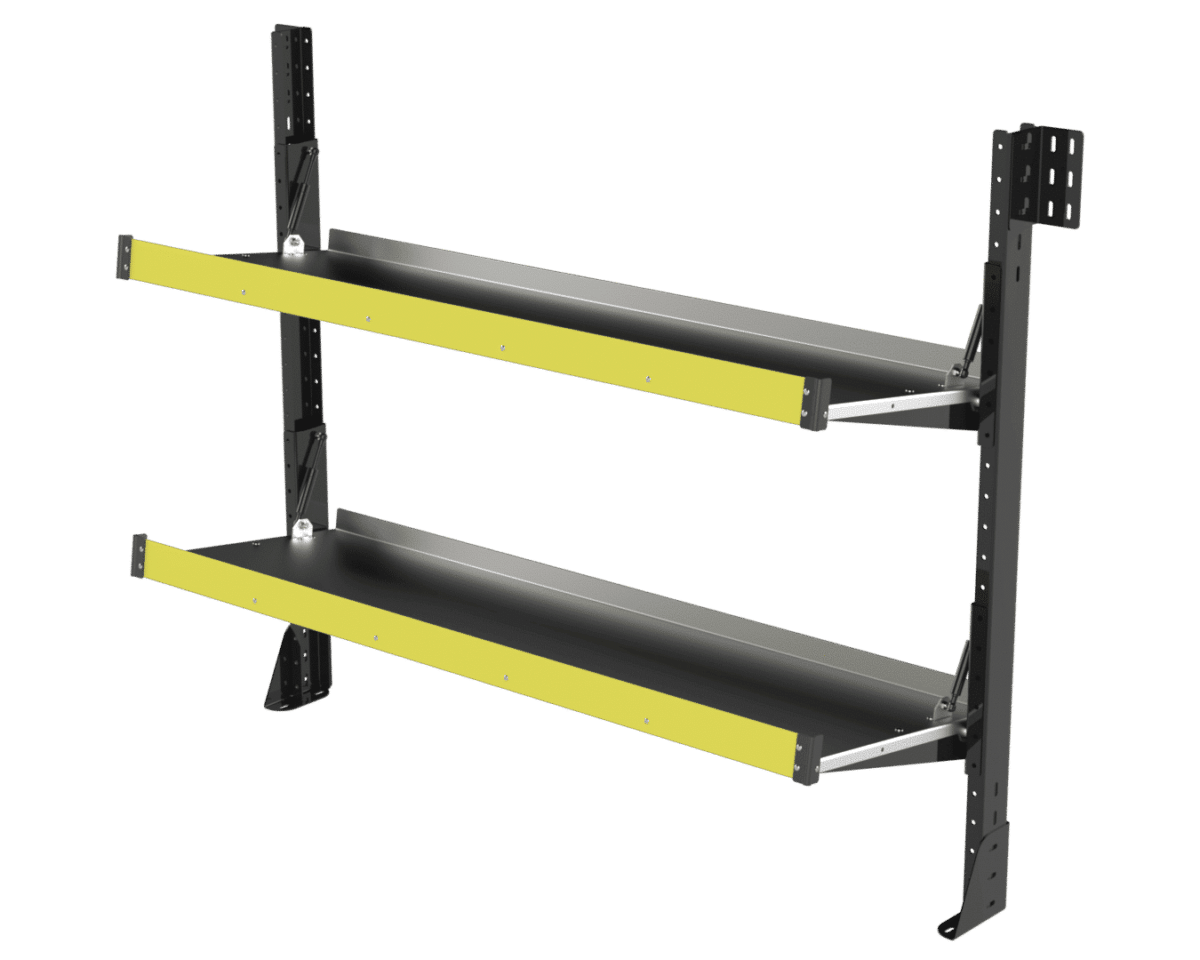 Folding Van Shelving 60" W x 52" H