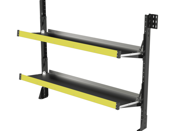 Folding Van Shelving 60" W x 52" H