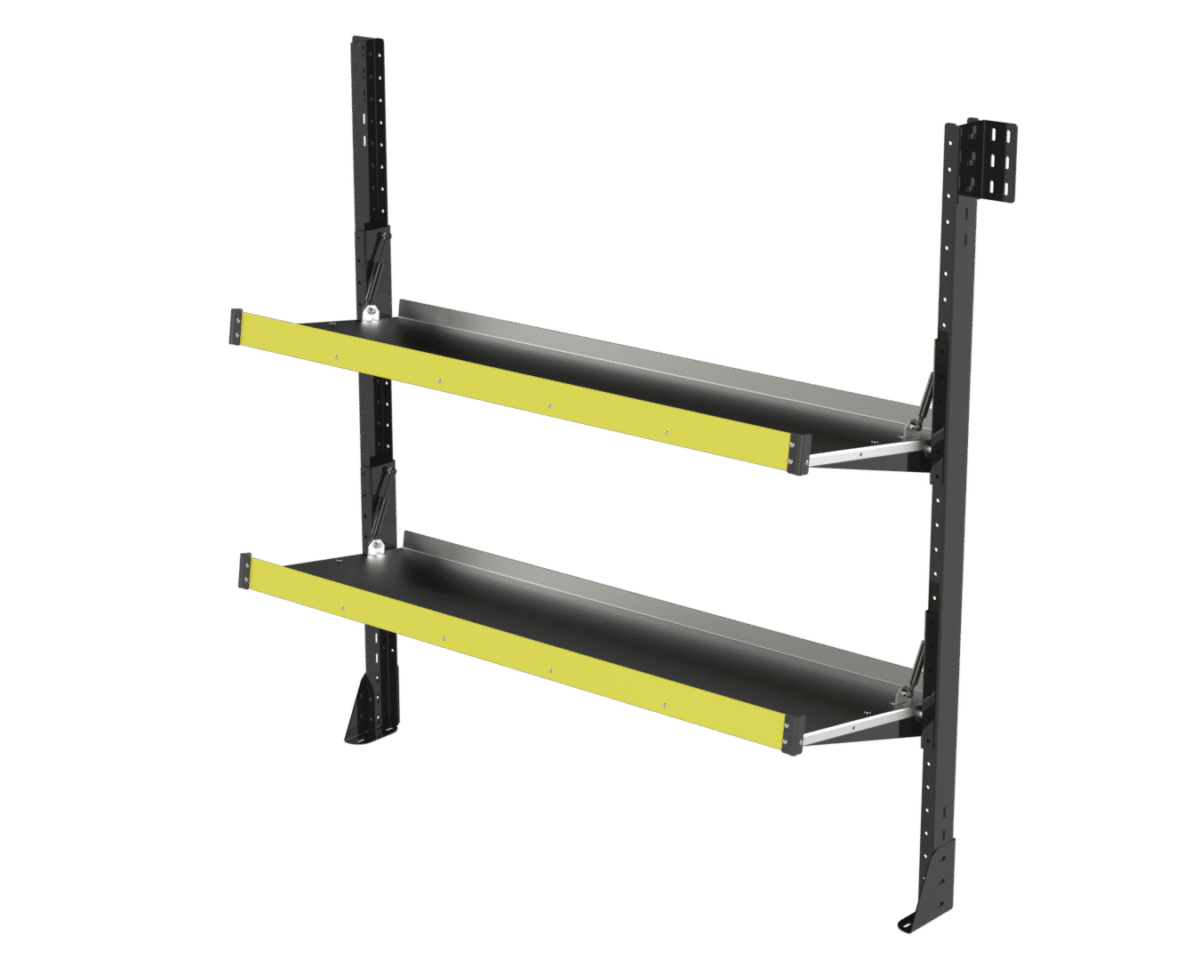 Folding Van Shelving 60" W x 65" H