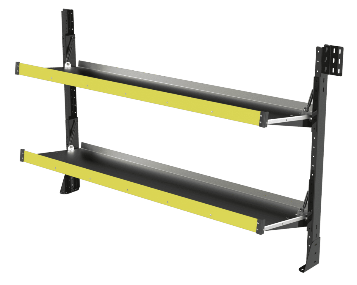 Folding Van Shelving 72" W x 48" H