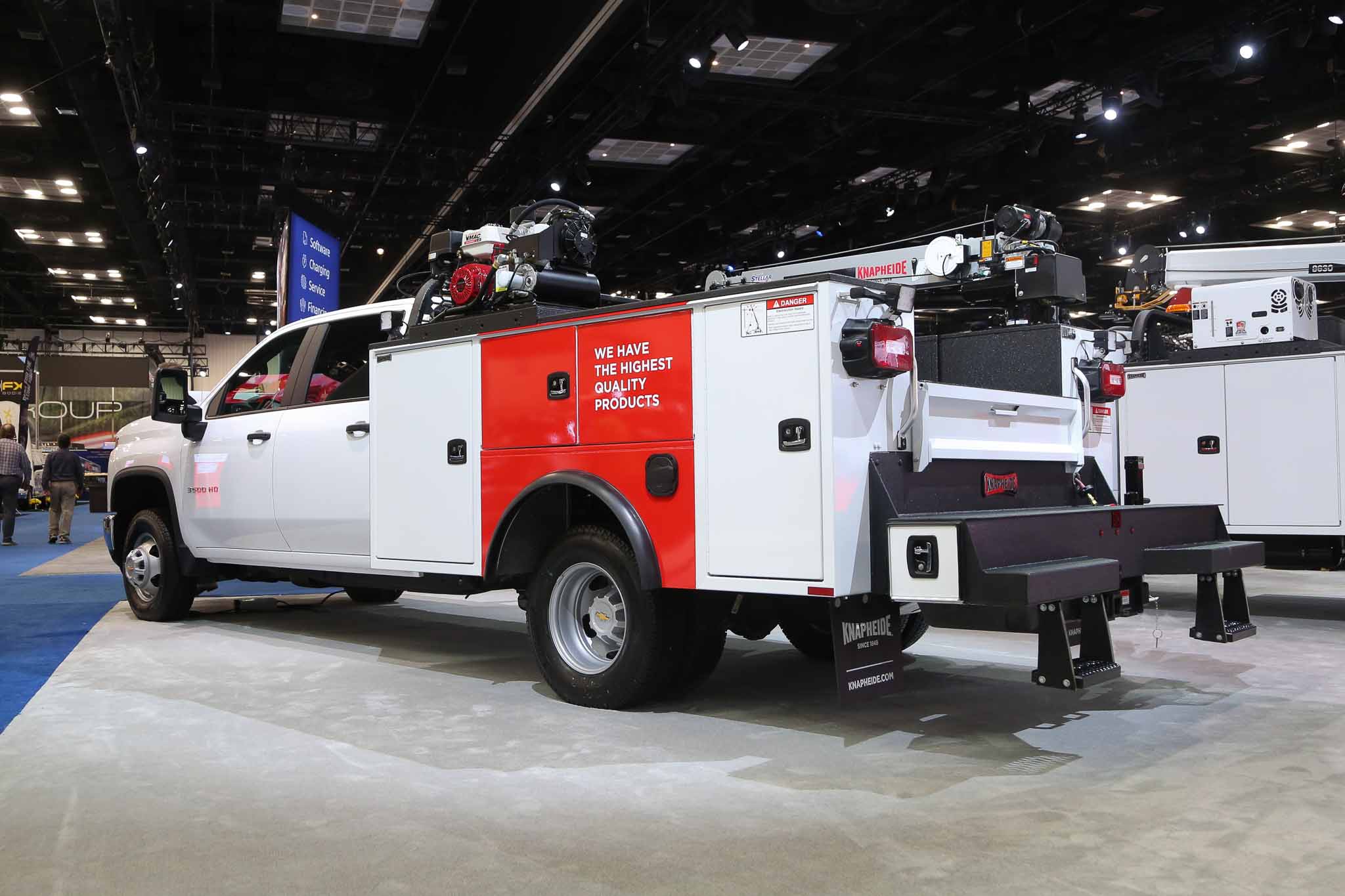 Aluminum 16k ft-lb mechanics service truck