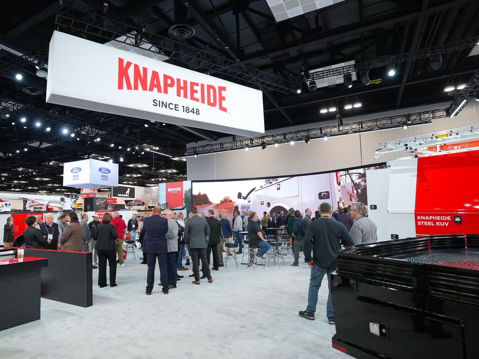 ntea work truck week knapheide booth