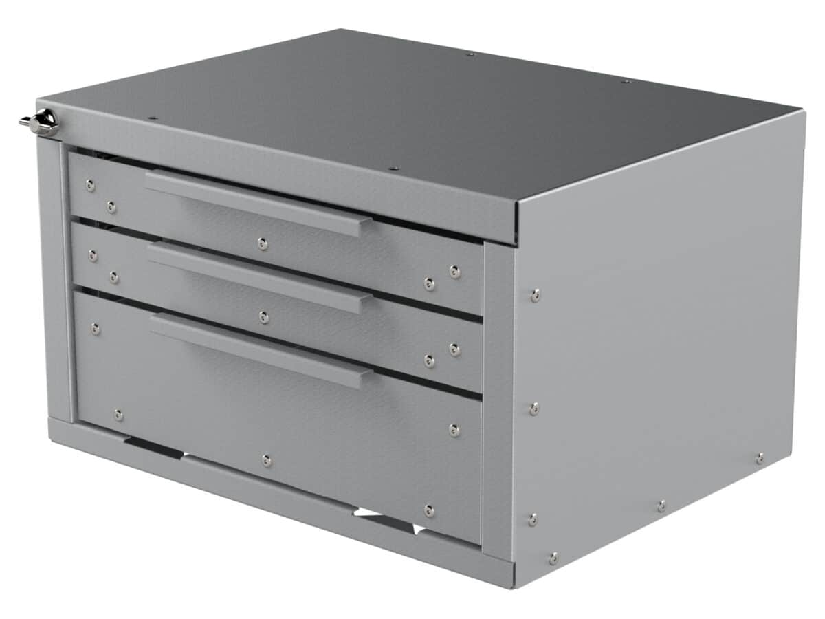 Drawer Unit with one 4-inch and two 2-Inch Drawers