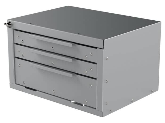 Drawer Unit with one 4-inch and two 2-Inch Drawers