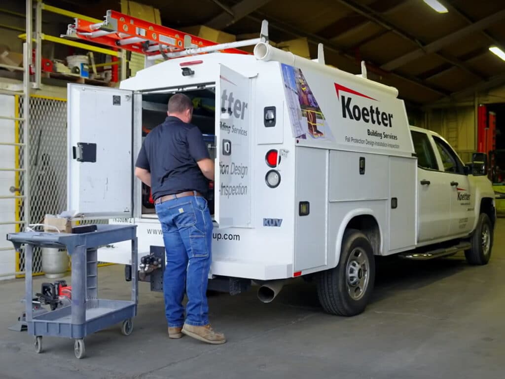 Koetter Group KUVcc Enclosed Service Truck