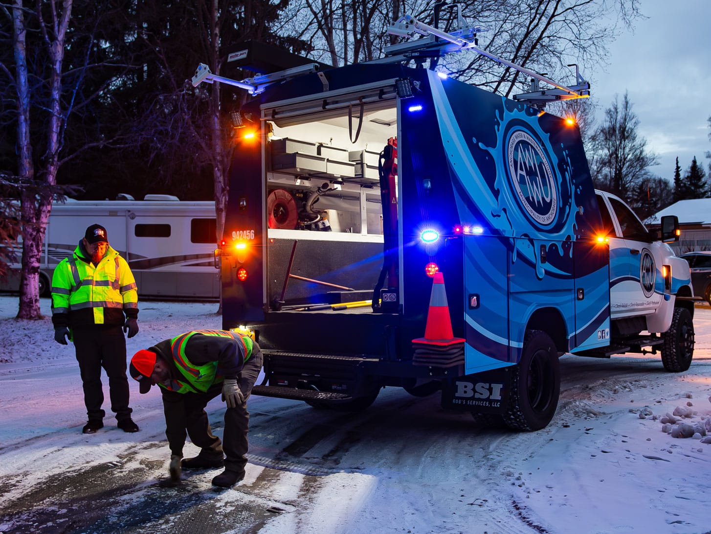Enclosed Service Truck Keeps Water Utility Systems Flowing