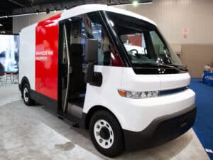 New Knapheide Van Equipment In The Chevy BrighDrop NTEA Work Truck Show 2025 Van Front