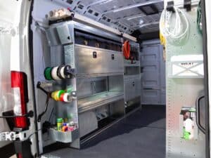 New Knapheide Van Equipment In The Ram ProMaster NTEA Work Truck Show 2025 Streetside Shelving