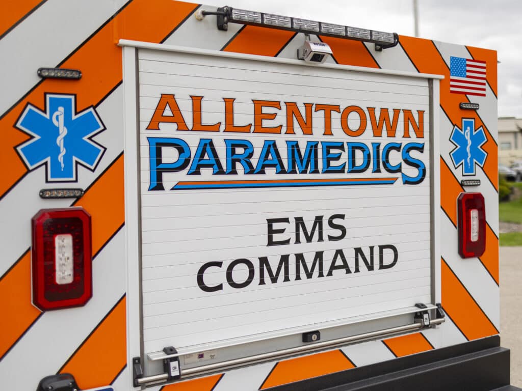 City Of Allentown Paramedics Custom Ems Command Truck Rear