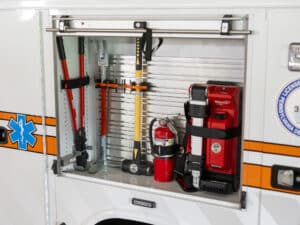 City Of Allentown Paramedics Custom Ems Command Truck Streetside Roll Up Door Compartment