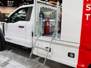 Steel Klt Lube Truck Ntea 2025 Cargo Area Step Ladder