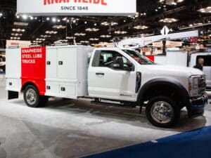 Steel Klt Lube Truck Ntea 2025 Front Curbside Corner