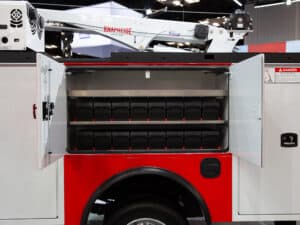 Aluminum Kmt1 Streetside Bolt Bin Compartment Work Truck Week 2025