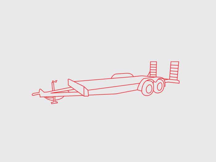 Equipment Trailer Icon