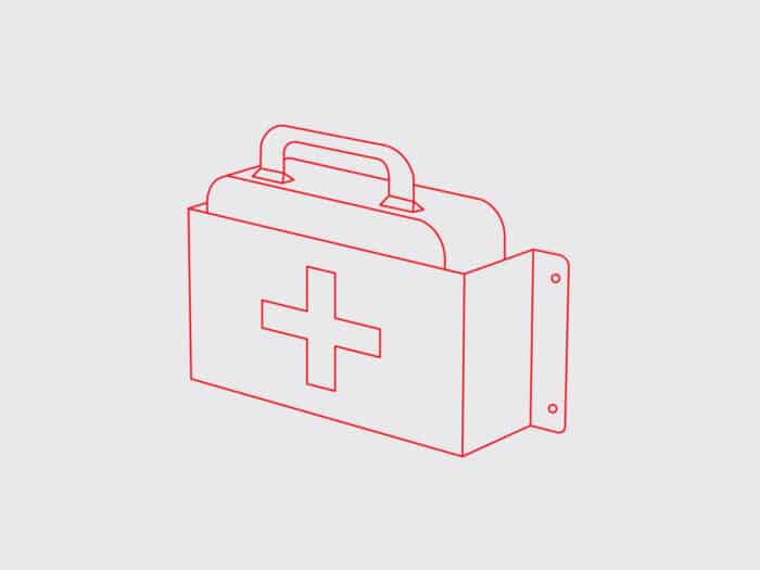 First Aid Kit Holder Icon