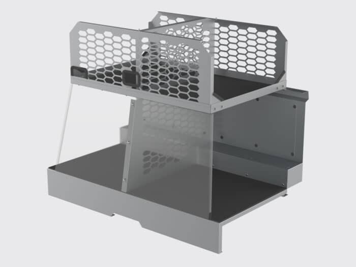 Chevy Silverado 1500 Crew Cab Shelving Clear View