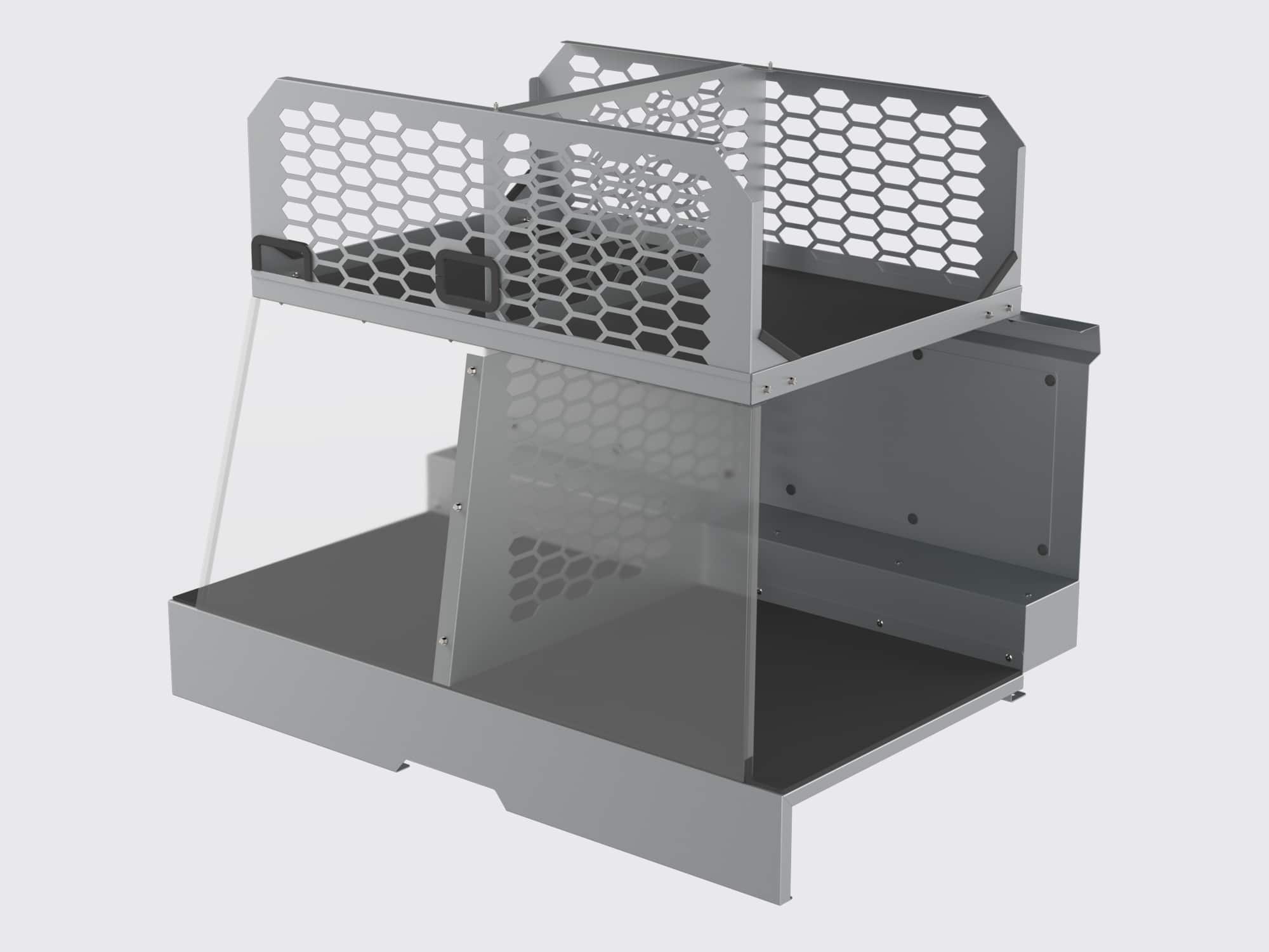 Chevy Silverado 1500 Crew Cab Shelving Clear View