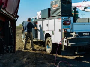 Ron And Nick Adams Farms KMT1 Mechanic Truck Tech Opening Front Street Side Compartment