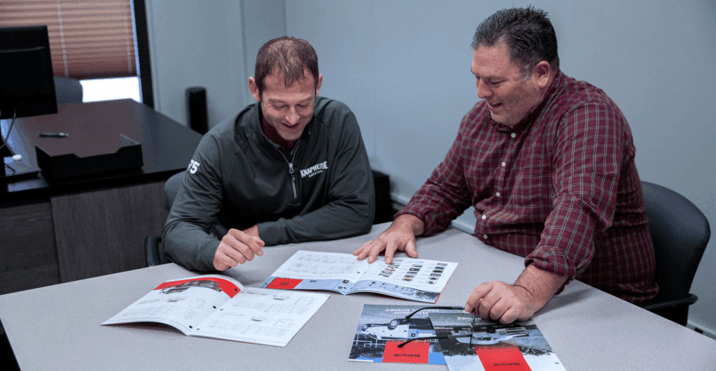 Knapheide Sales Representative and Customer Interaction