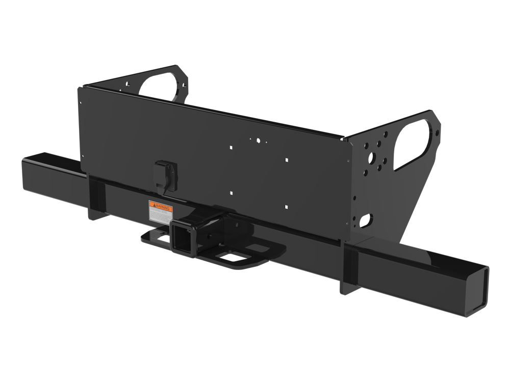 platform and dump body receiver hitch