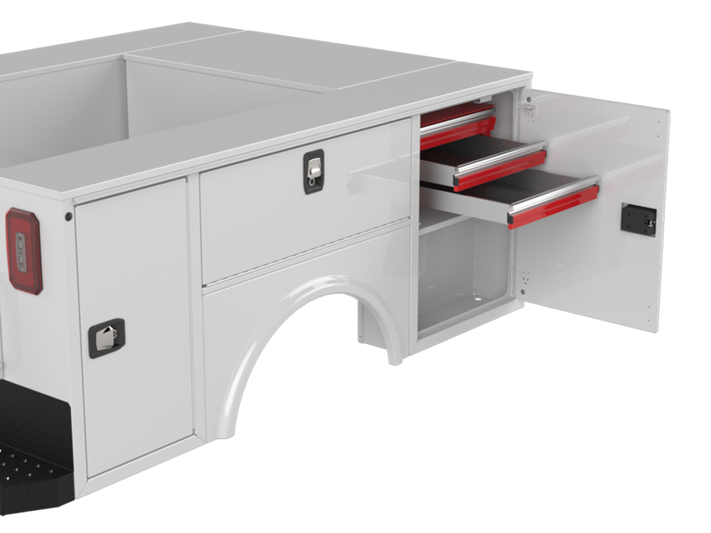 service body plus 50 compartment