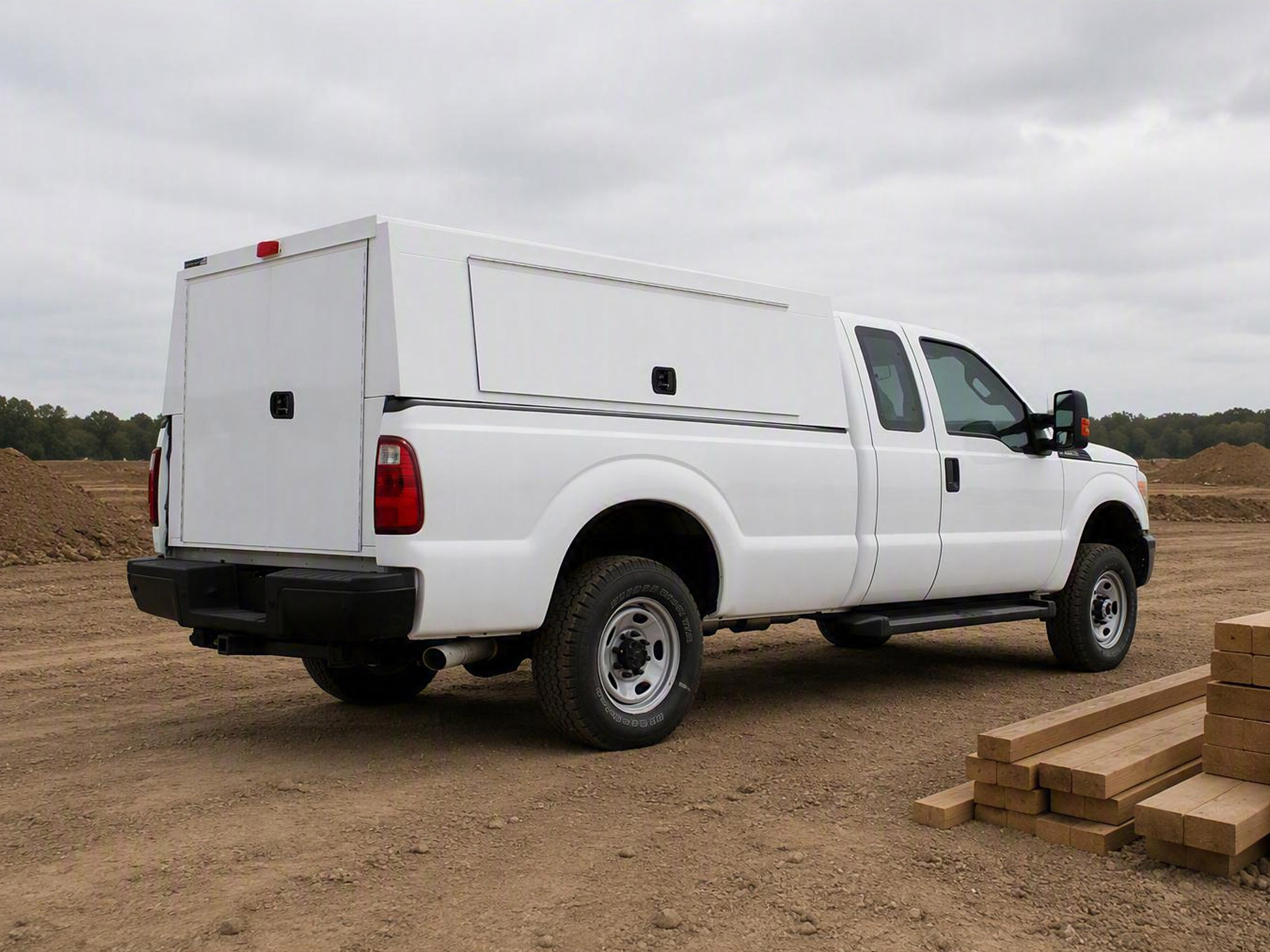 Pickup Truck With Knapheide Knapkap