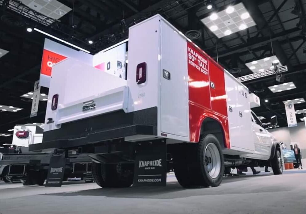 knapheide tall compartment service truck body