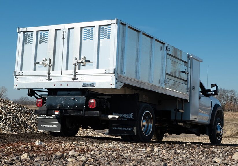 knapheide aluminum landscaper platform truck body