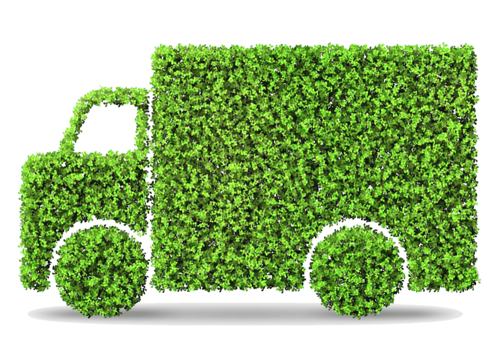 Green Delivery Van