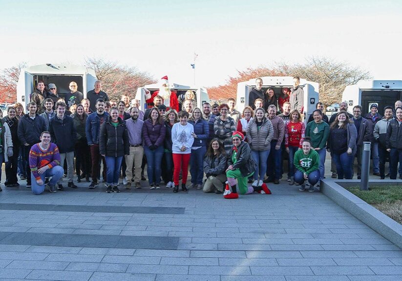 holiday gifts from knapheide employees for local veterans