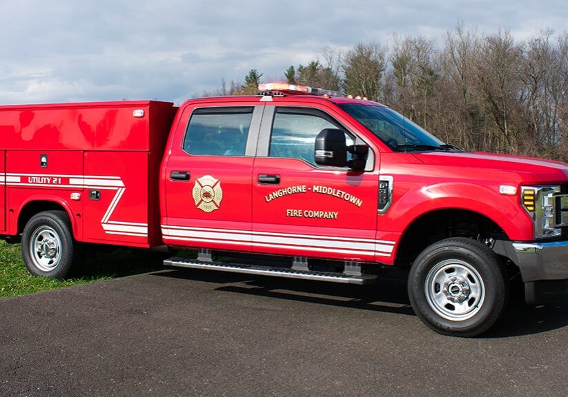 fire department custom service truck body