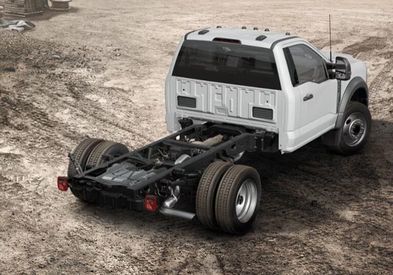 Ford F Series Cab Chassis On The Jobsite
